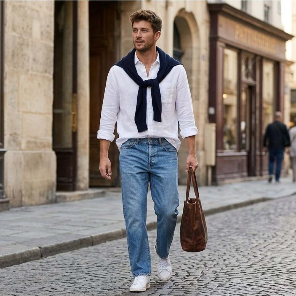 AYR The Slacker Jeans Mens 34x30 Relaxed Straight Leg 100% Cotton Made in LA